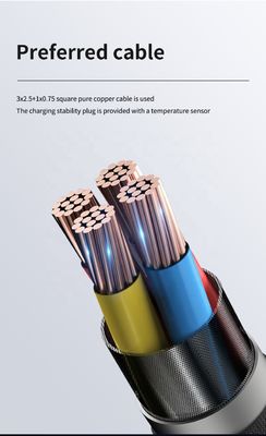 8-32A 調節可能なEV充電器 GBTタイプ1タイプ2 3.5KW 7KW 11KW 22KWEVポータビリティ