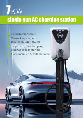 7kw 32a EV充電器 2型 調整電流 電動車両の安全性 7kw AC EV 自動車充電器